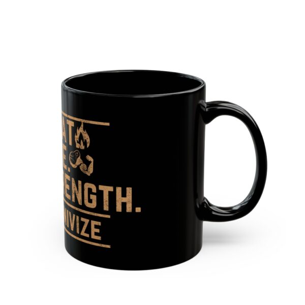 Meat, Fire & Strength Mug - Image 2