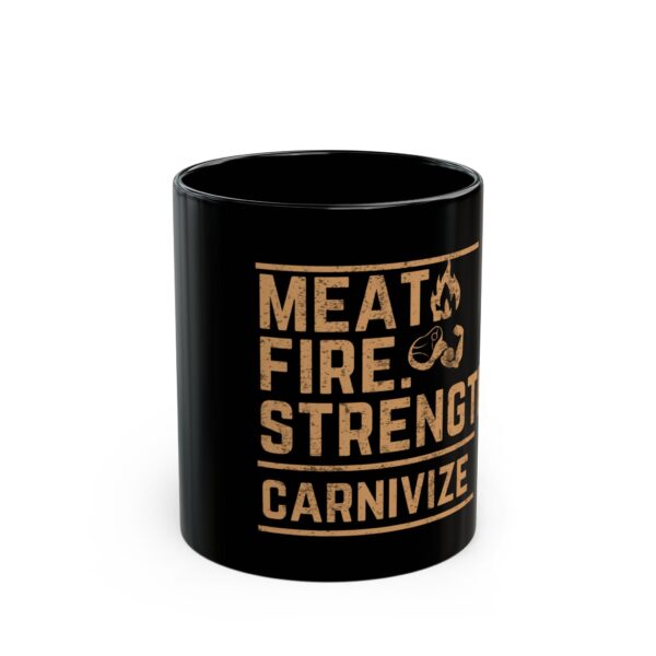 Meat, Fire & Strength Mug